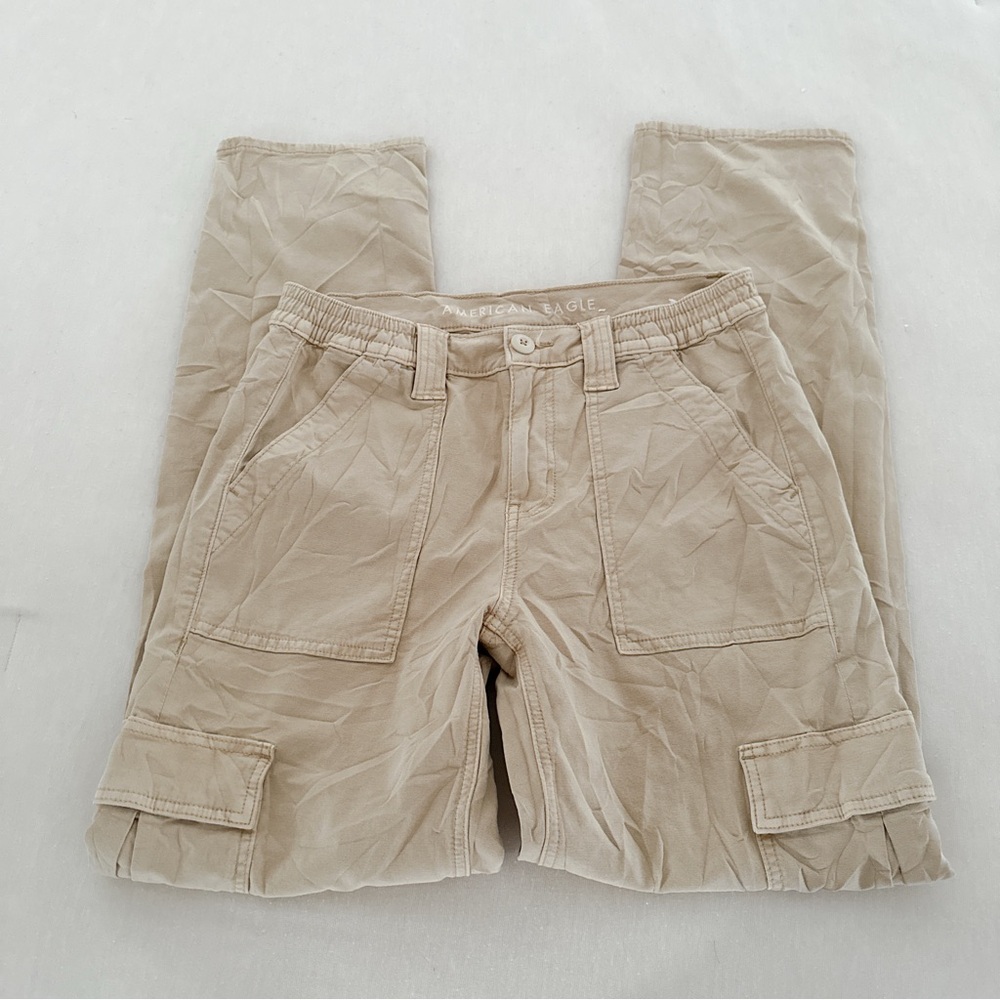 American Eagle Outfitters Khaki Cargo Pants